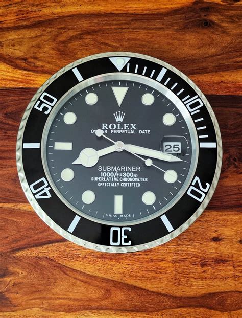 horloge murale rolex submariner|Rolex wall clocks online.